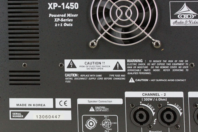 آمپلی فایر  دی اند دی xp 1450  1