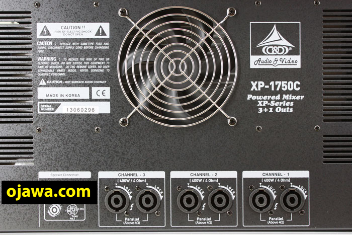 آمپلی فایر  دی اند دی xp 1750c  6